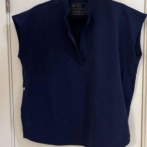 SOLD Figs Women's Navy Blouse